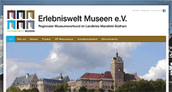 Desktop Screenshot of erlebniswelt-museen.de
